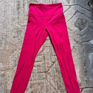 Athleta Neon Fuchsia Ultra High-Rise Leggings
